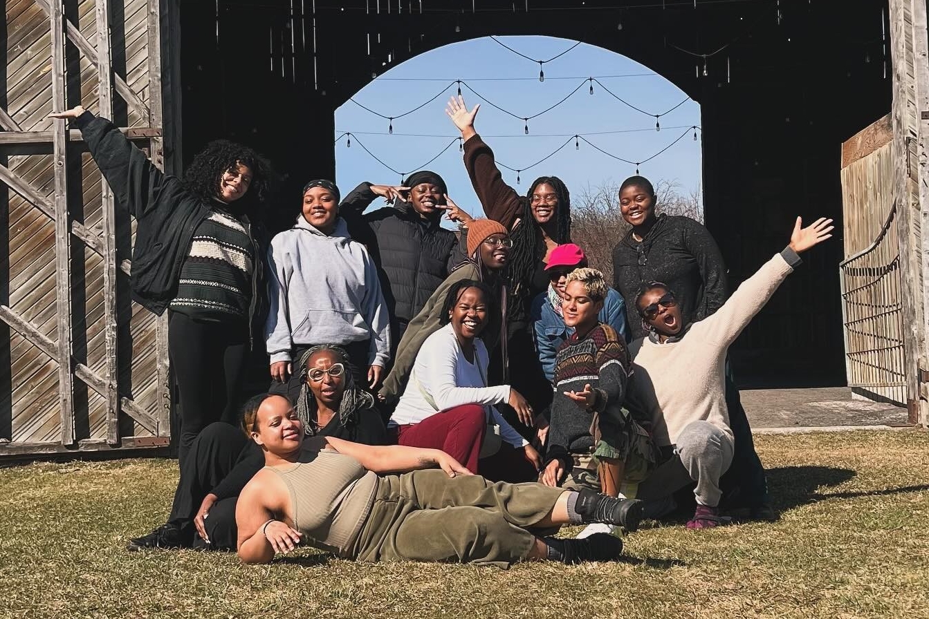 Participants at Black Healing Centre Retreat Participants at Black Healing Centre Retreat