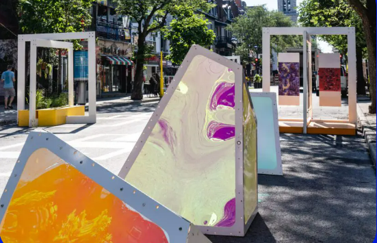 Pedestrian-friendly design in Montreal's Quartier Latin