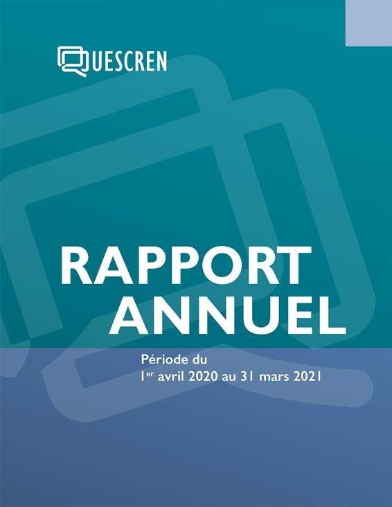 Rapport Annuel QUESCREN