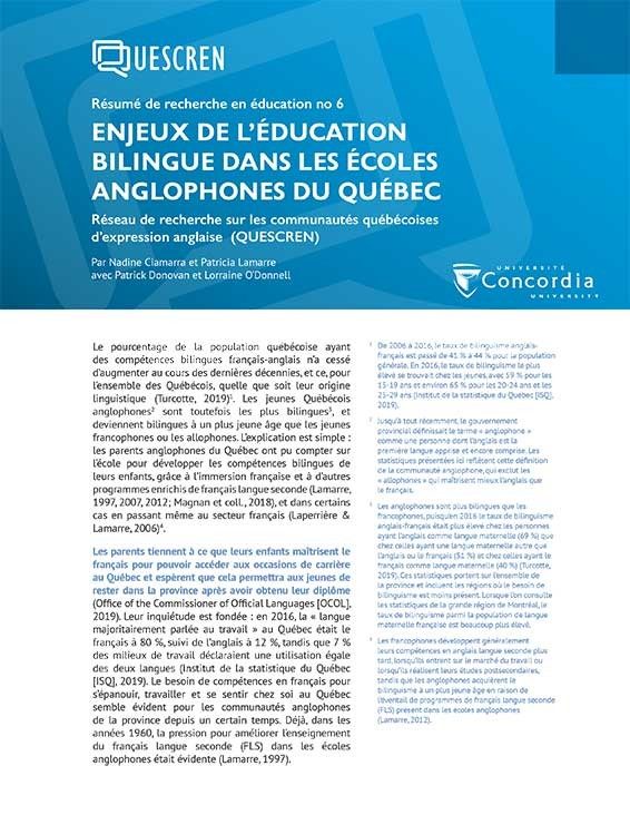 QUESCREN Education Research Brief 6