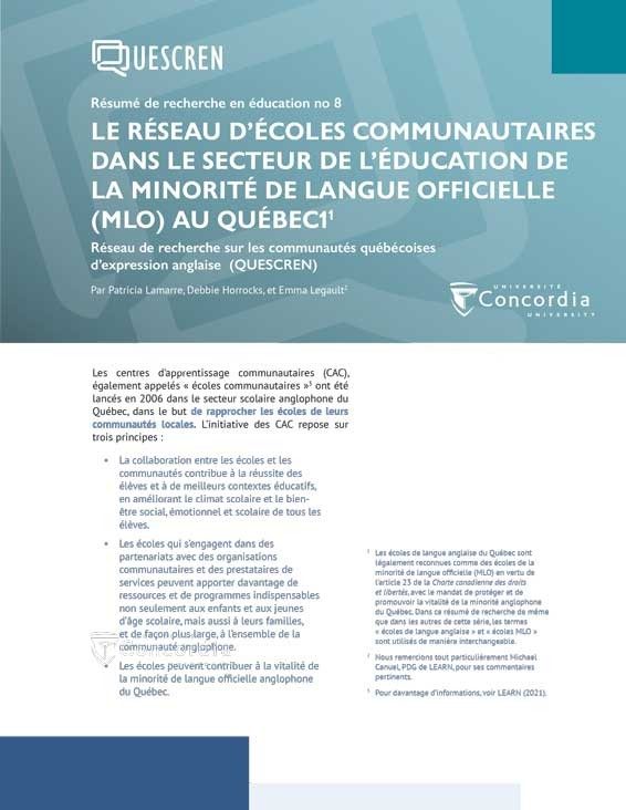 QUESCREN Education Research Brief 8