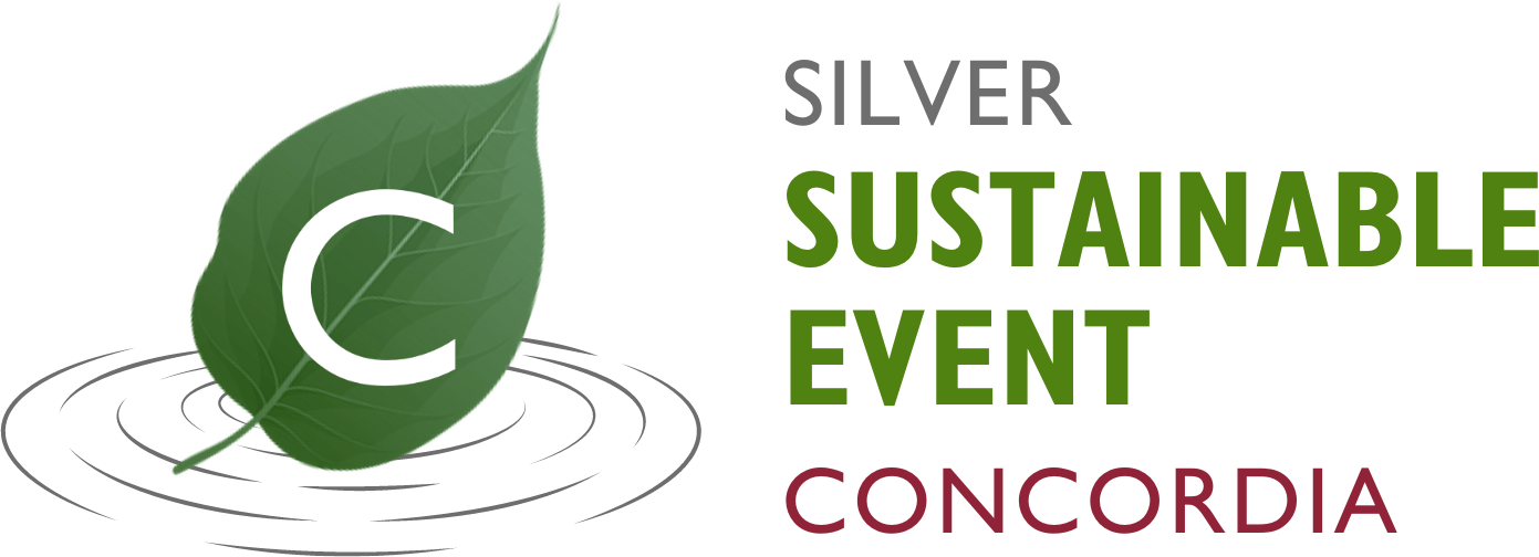 This event has earned Concordia Silver sustainable certification.