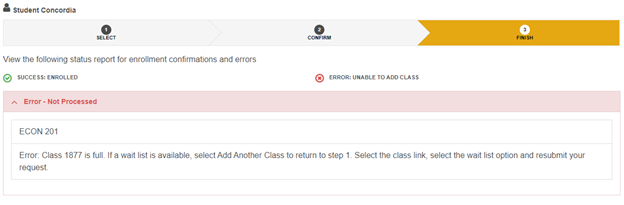 course registration make a class schedule
