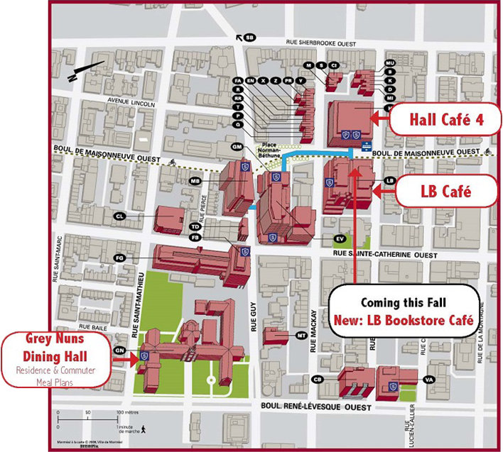 Concordia University Campus Map