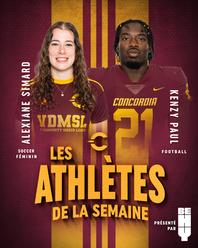 Les athlètes de la semaine : Alexiane Simard, Kenzy Paul