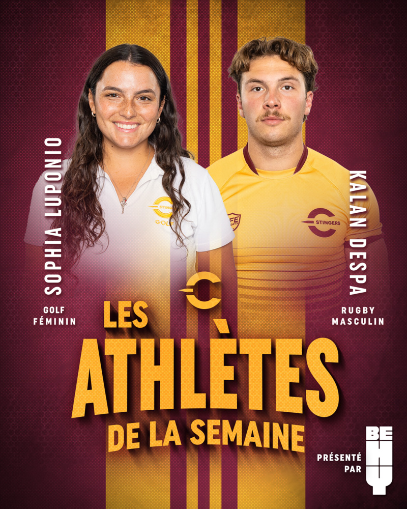 Les athlètes de la semaine : Sophia Luponio, Kalan Despa