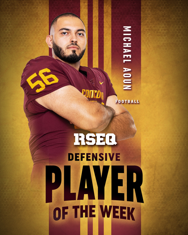 RSEQ Defensive Player of the Week: Michael Aoun