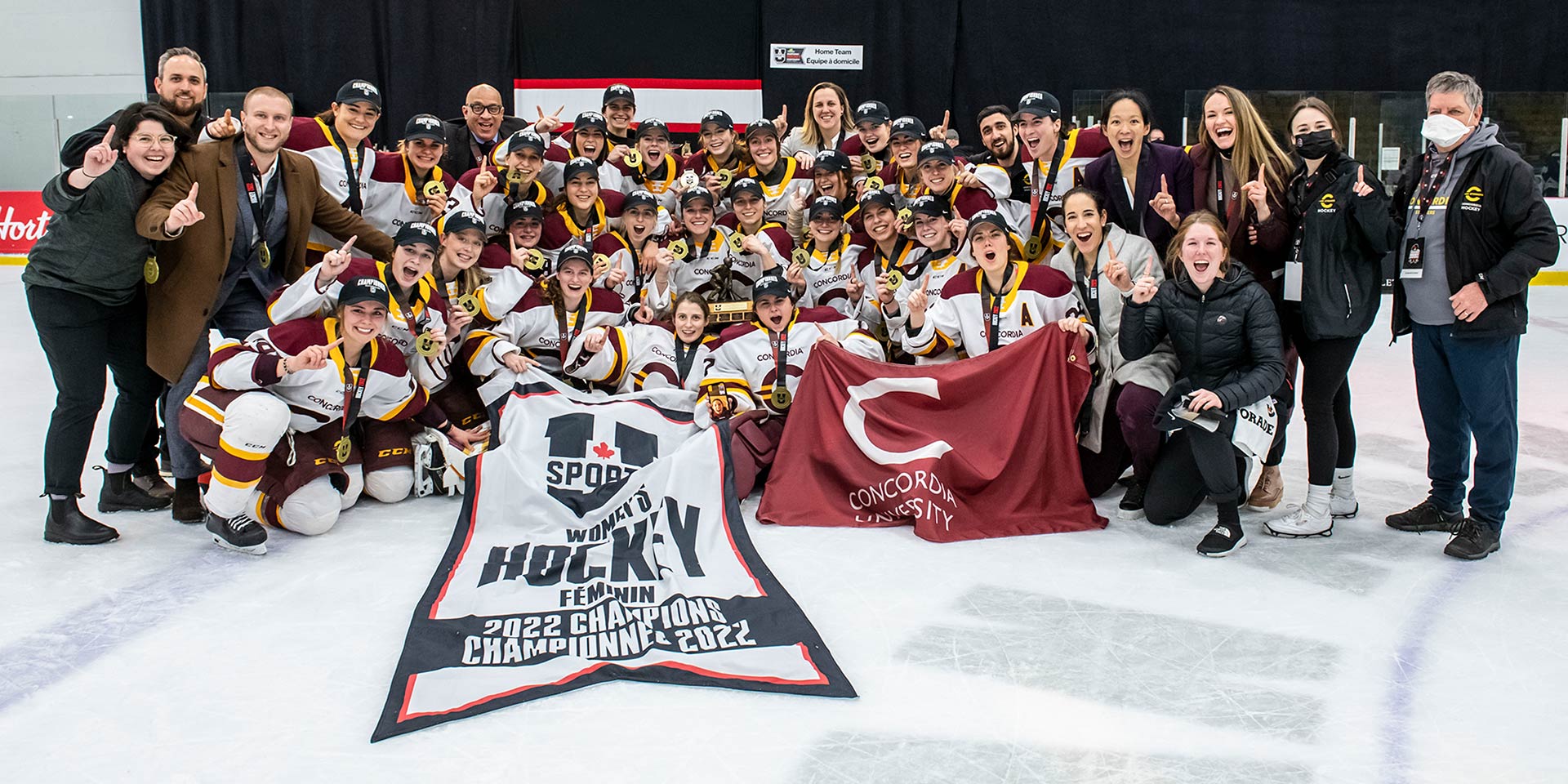 U SPORTS Championnes de hockey féminin 2021-22 - Concordia Stingers