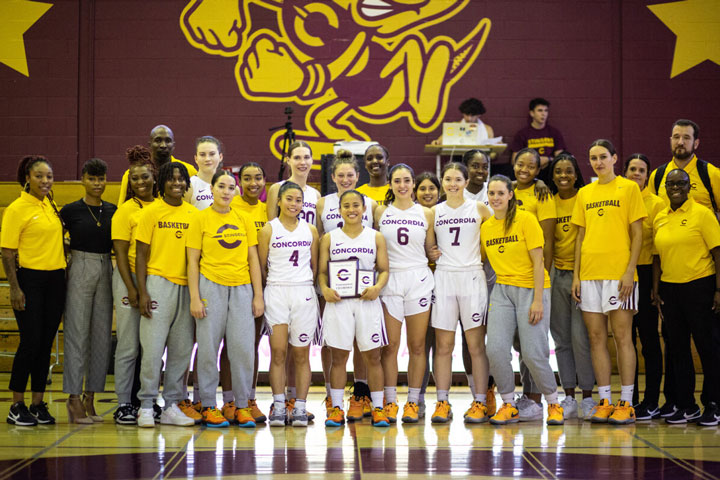 Concordia women's basketball team