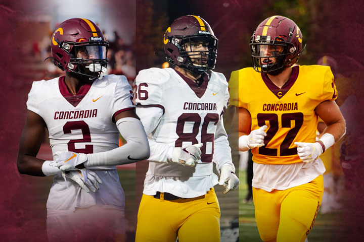 From left, Stinger standouts Ahmed Boubacar, Anthony Paul-Hus and Zach Phillion.