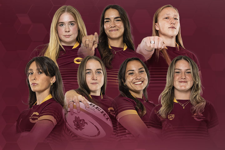 Sept Stingers sélectionnées dans l'équipe d'étoiles de rugby féminin du RSEQ
