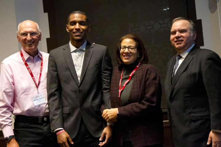 From left, George Lengvari, Tyrell Lamar Williams, Lauren Winters and Michael Di Grappa.