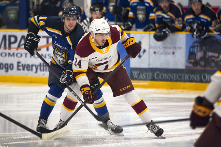 Stinger forward Charles Tremblay was the leading scorer in the OUA playoffs.