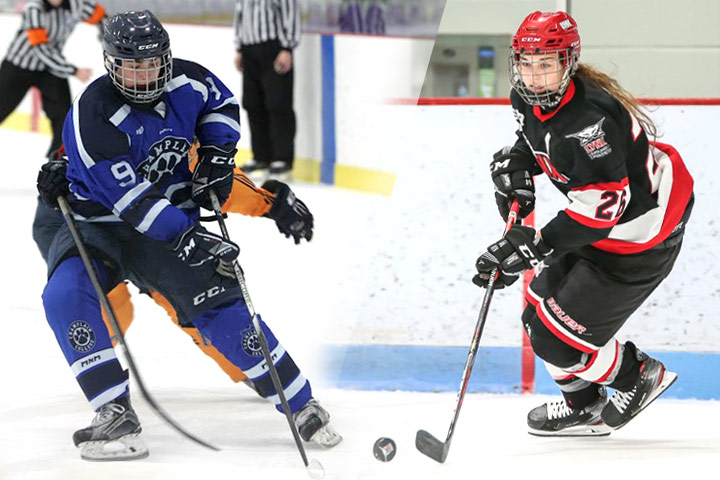 Rookies Chloé Gendreau (left) and Émilie Lavoie will be in Calgary at the end of the month.