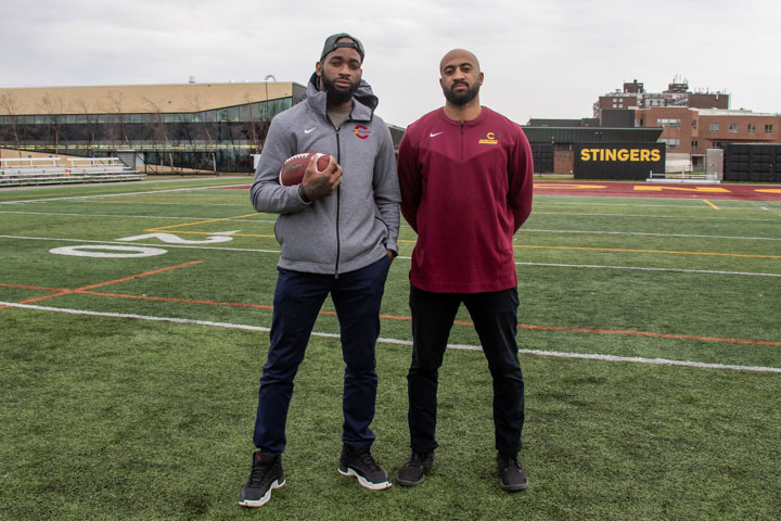Cory Watson (left) and Seydou Junior Haidara have a wealth of knowledge to share.