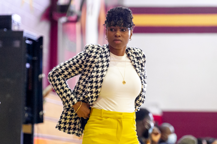 Head coach Tenicha Gittens' Stingers put up 100 points in the season finale.
