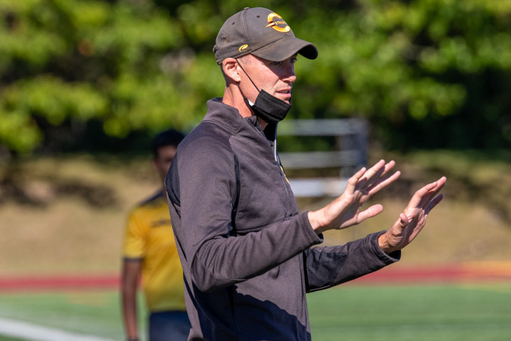 Head coach Greg Sutton says the Stingers are at their best when playing with pressure.