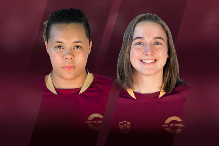 Ambre Mah-Fifi (left) and Leanne Duncan were recognized by the RSEQ for their strong play.