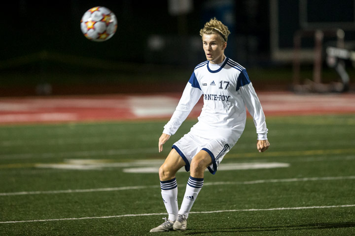 Defender Olivier Roy recently wrapped up an extraordinary Cégep career with Ste. Foy.