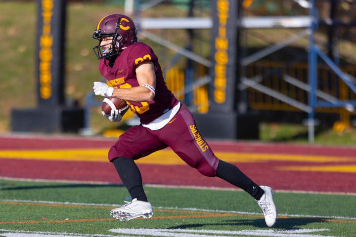 Santino Sparagna is a graduate of the Champlain College, St. Lambert, football program.