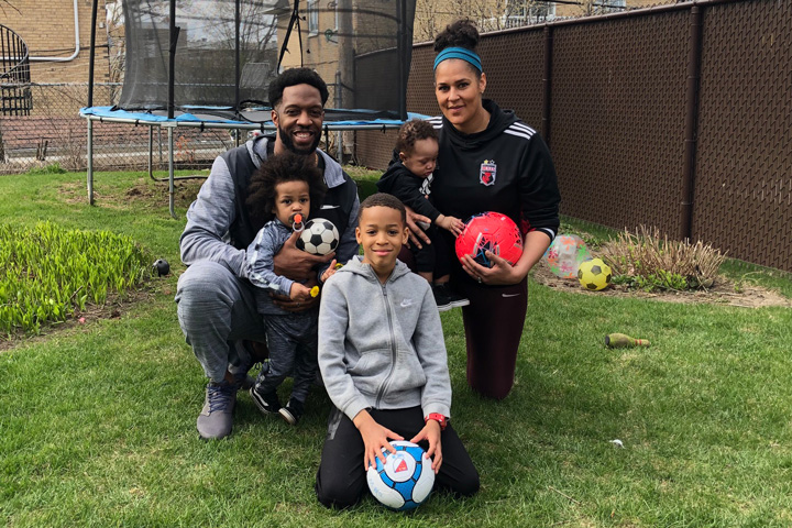 Coach Sasha Andrews and her family will be regulars at Concordia.