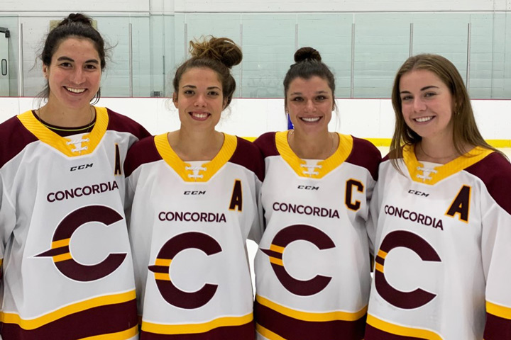 From left, Alexandra Boulanger, Brigitte Laganière, Audrey Belzile and Olivia Hale.
