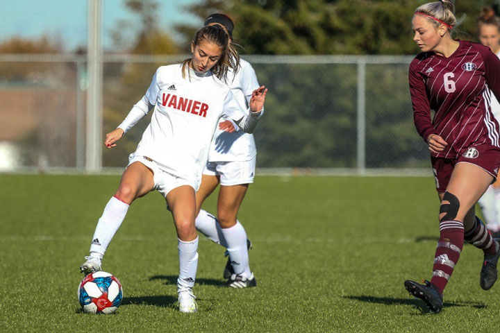 Claudia Lepenna and the Vanier Cheetahs won the CCAA championship in 2021.