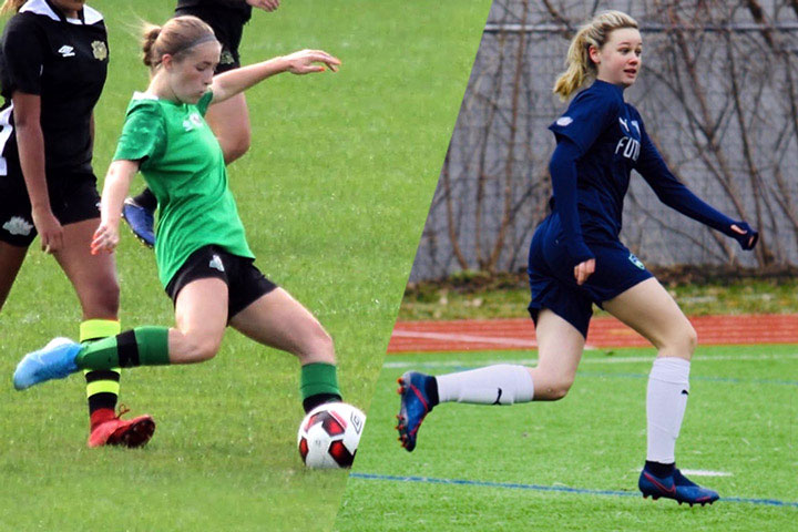 Maryse Vienneau (left) and Abby Barwick will join the Stingers in 2021.