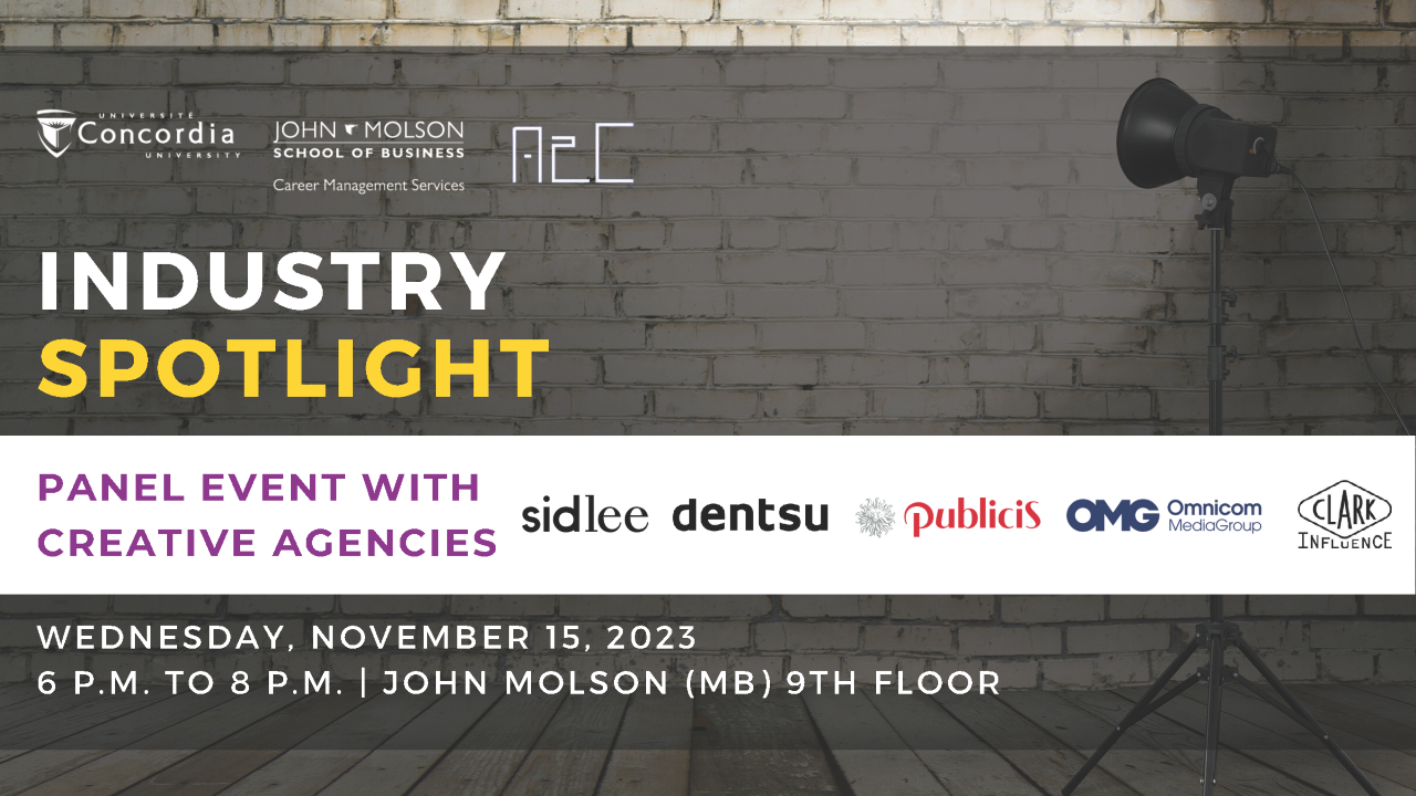 Industry Spotlight Creative Agencies Concordia University