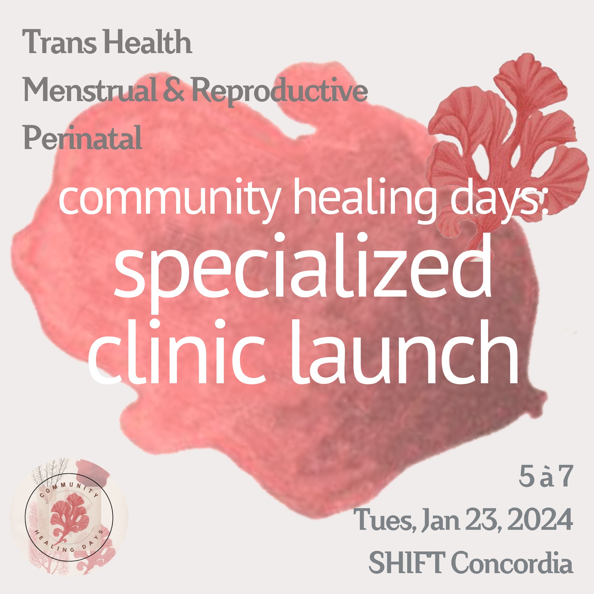 Community Healing Days Specialized Clinic Pilot Project Concordia