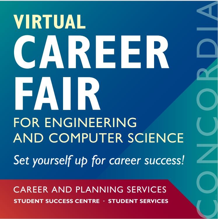 Virtual engineering computer science career fair concordia university
