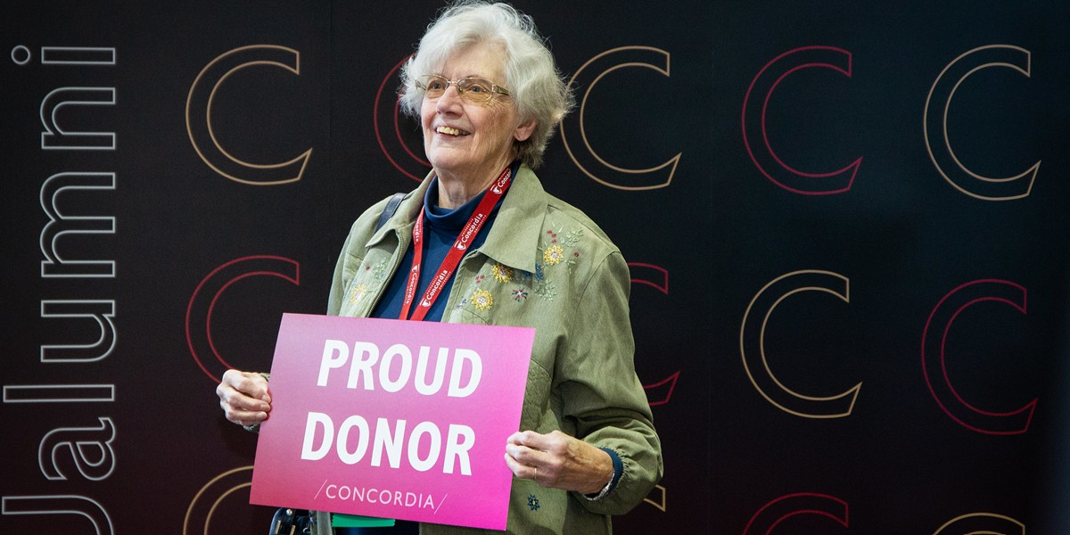 Video: A thank-you to Concordia’s staff, faculty and retiree donors for ...