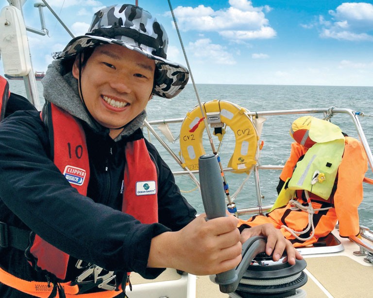 Enough Said The first Concordian to sail around the world Concordia