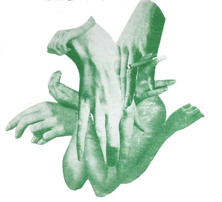Collage of hands by Jordan Utting