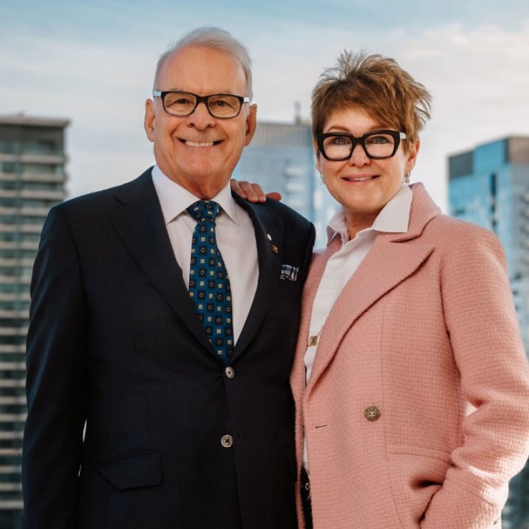 Sandra Chartrand and Alain Bouchard