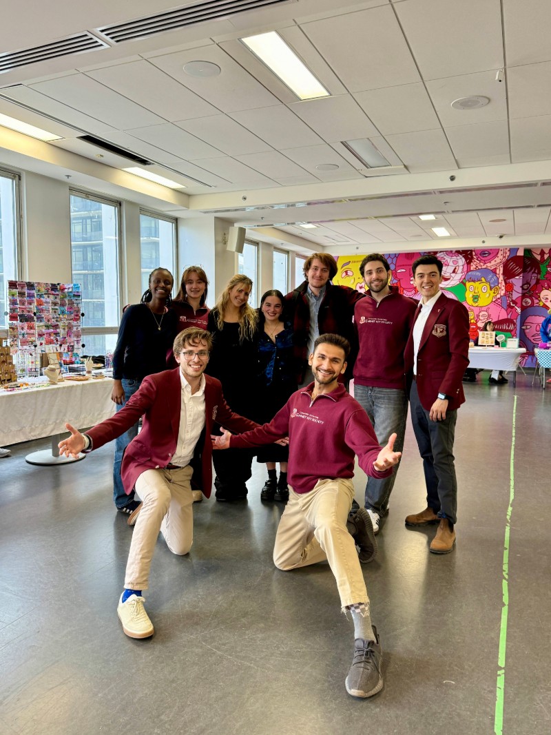 67th Garnet Key Society at the annual bazaar, welcoming local Montreal businesses to campus