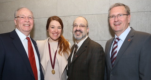 Donal Ryan, Clara Hughes, Bram Freedman and Alan Shepard