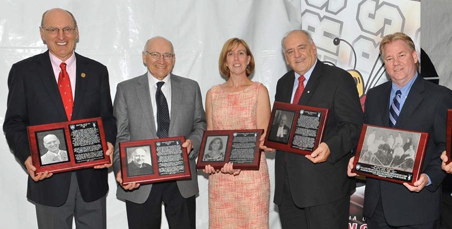 George Lengvari, Jr. is inducted into Concordia’s Sports Hall of Fame in 2011.
