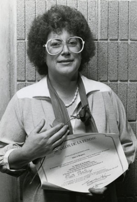 Maïr Verthuy at the 1979 Salon de la femme.