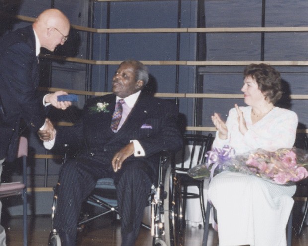 John Freund and Oscar Peterson