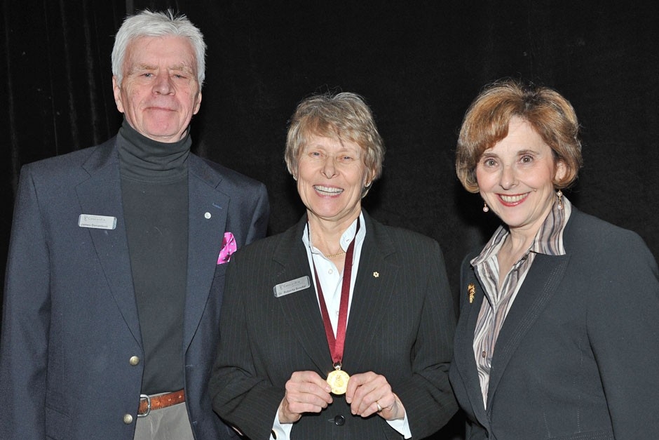 James Donaldson, Dr. Roberta Bondar and Concordia President Judith Woodsworth, March 4, 2009.