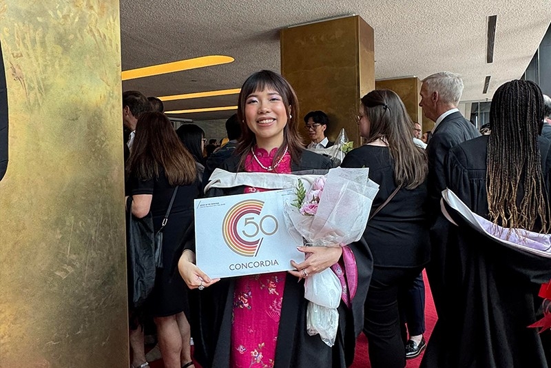 Trang Linh Tran at convocation