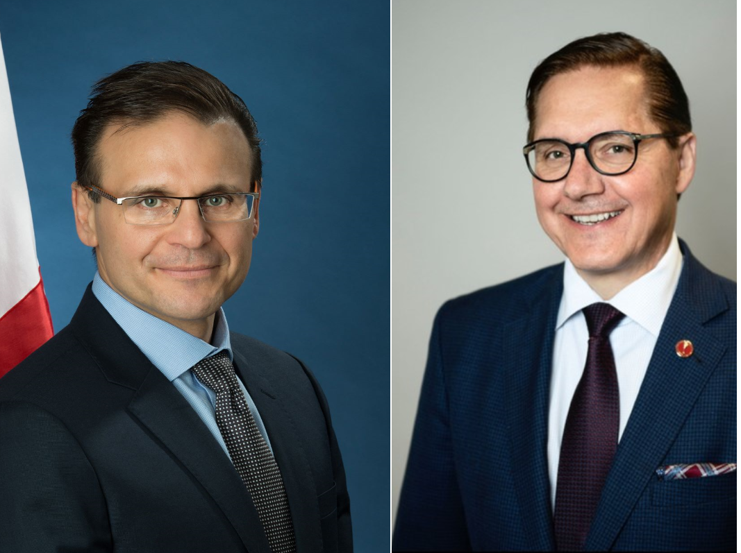 A picture of Senator Leo Housakos and Senator Tony Loffreda
