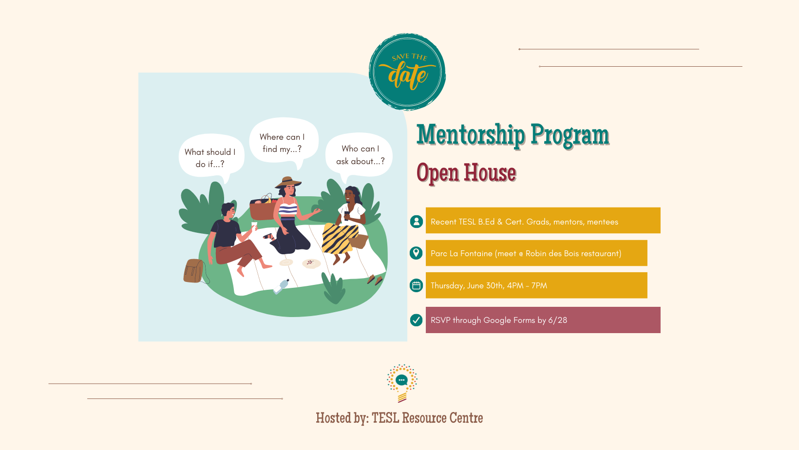 Mentorship Program Open House (Instagram Post) (Facebook Cover)