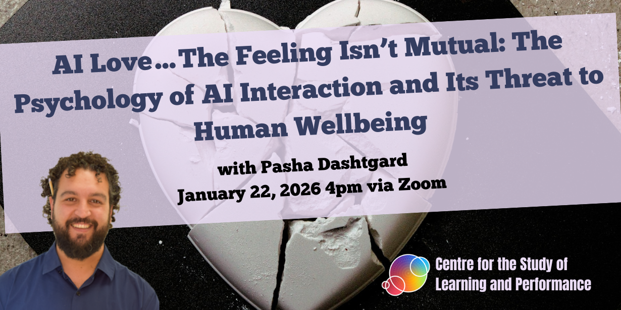 Graphic art for AI Love&The Feeling Isn t Mutual event