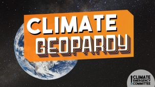 Climate Geopardy sign
