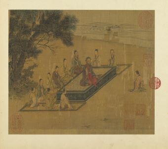 Scene from Illustrations of the Classic of Filial Piety (detail)