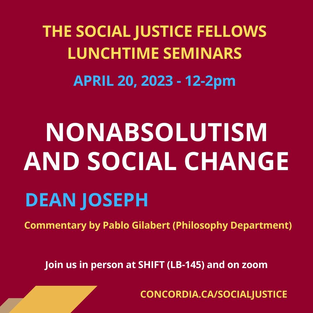 Dean Joseph - Maximizing Political Feasibility