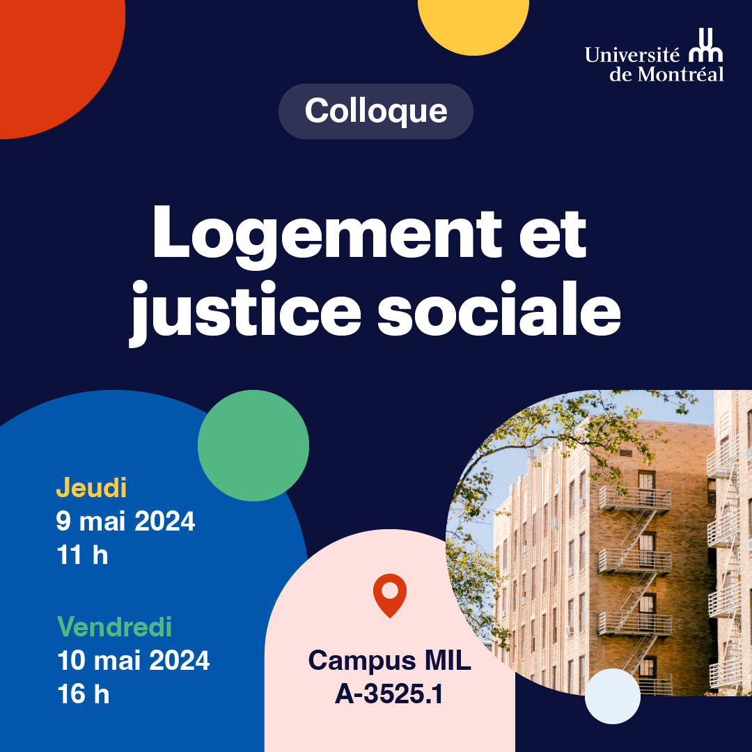 Conference de deux jours sur le logement au Campus Mill événement bilingue. A two day confrence on housing at the Campus Mill. Bilingual event.