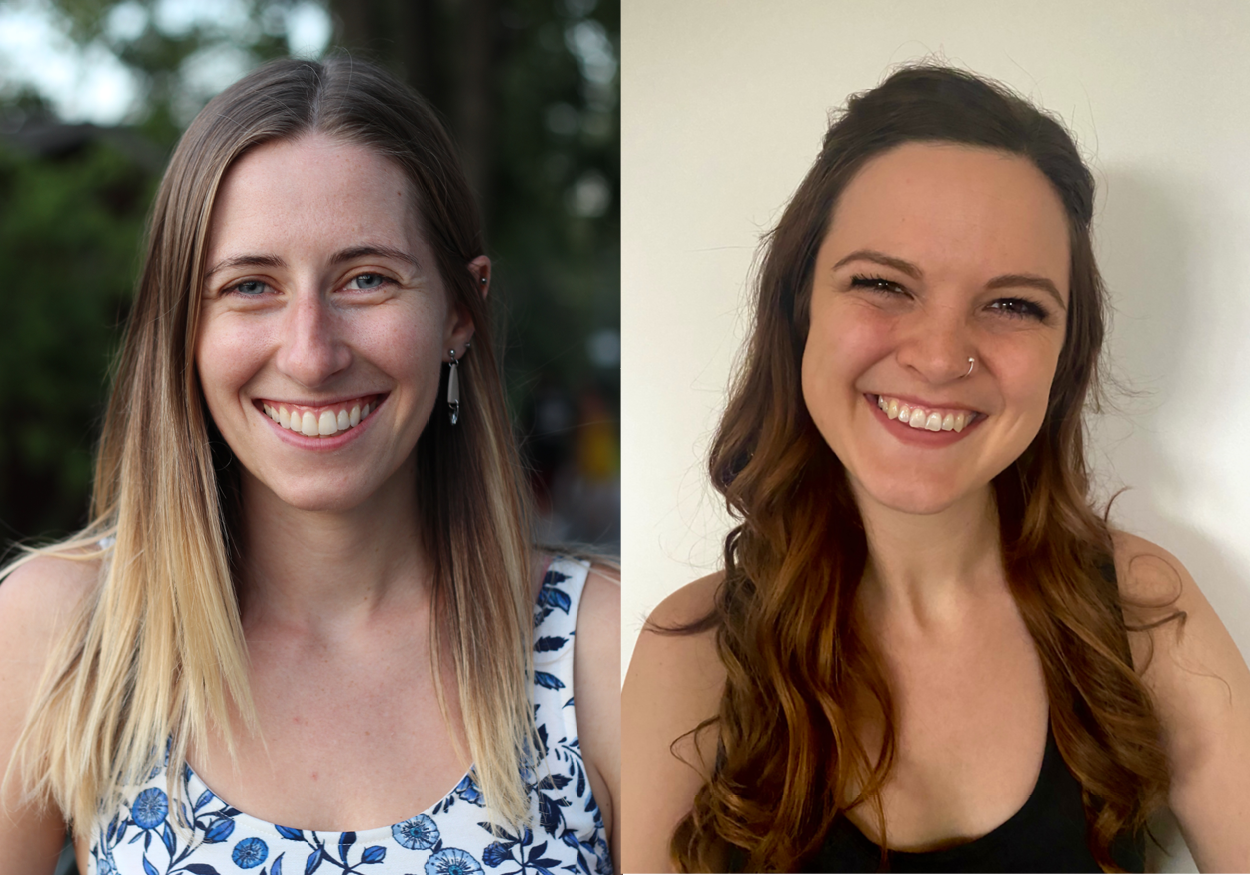 Headshots of Claire MacIsaac and Alisa Haugen-Strand, shown left to right.